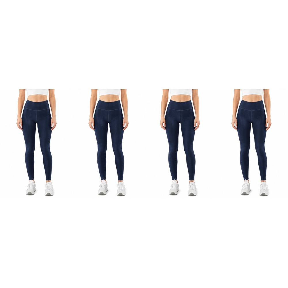 Lot of 4 Women's Gym Workout Leggings XS Amazon Essentials Navy NEW w/ Tags!